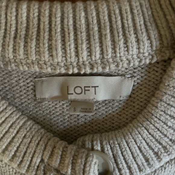 NWOT LOFT Cropped Cardigan - Picture 9 of 11
